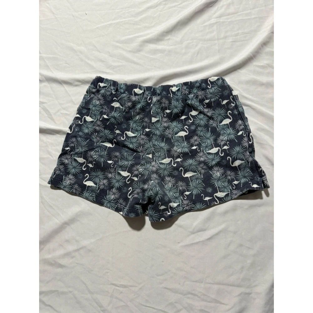 Girls Gap Shorts Size 12 Blue Flamingo Print - Picture 2 of 3